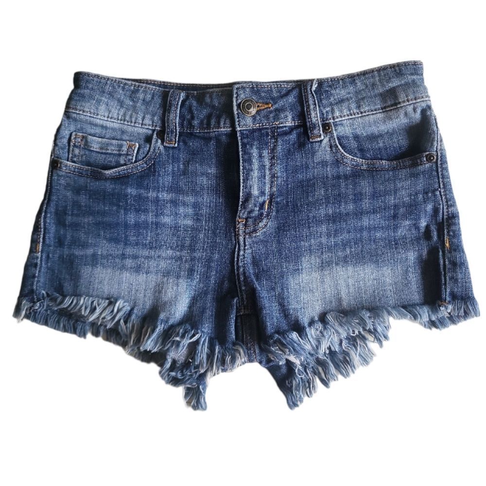 EUNINA High-Rise 3" Fray Hem‎ Short Size 27